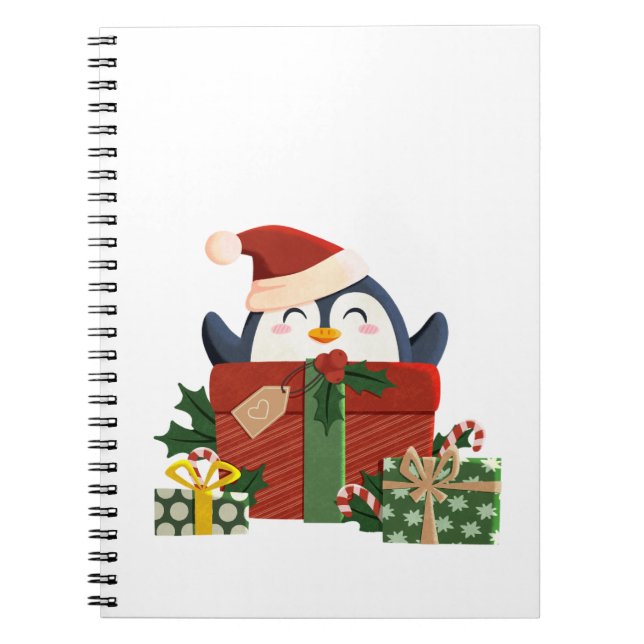 Carnet Mon petit pingouin veut une carte postale pour Noë (Devant)