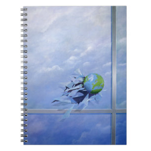 Carnet Monde cassant le verre