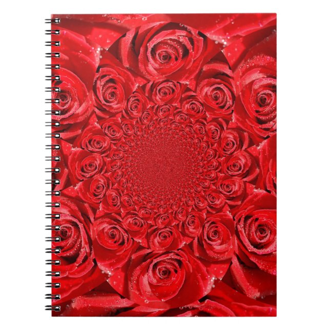 Carnet Monde de couleur rose : Imaginaire floral (Devant)