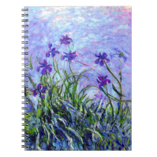 Carnet Monet Lilac Irises