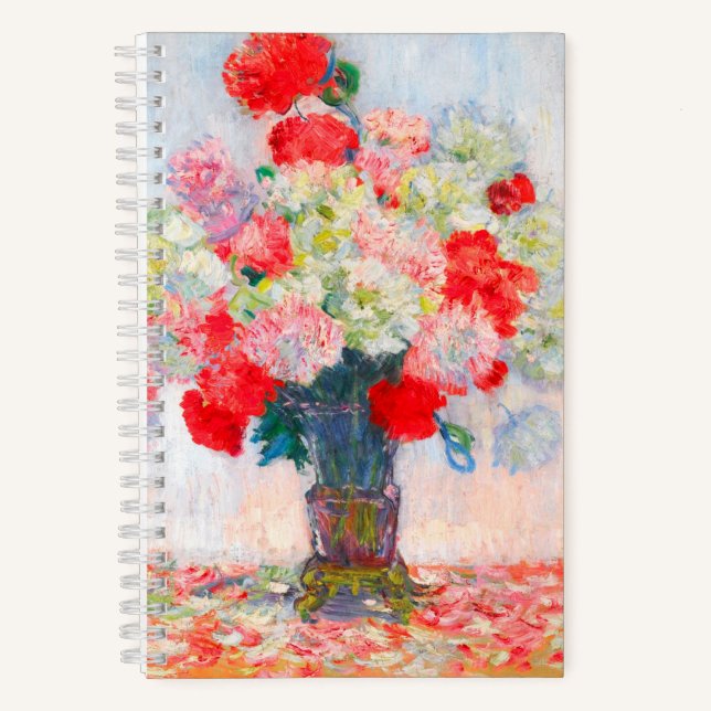 Carnet Monet Peonies (Recto)