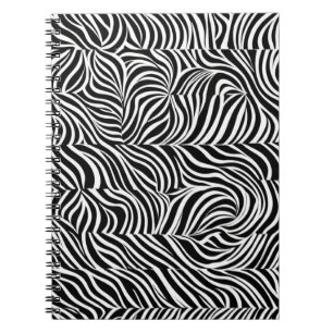 Carnet monochrome Zebra Print