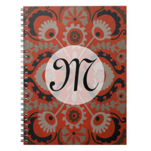 Carnet Monogramme Cinnabar Suzani I