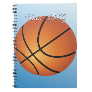 Carnet Monogramme de basket-ball