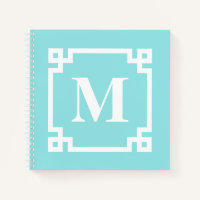 Monogramme de frontière de clé de Grec moderne