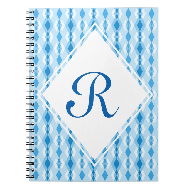 Carnet Monogramme diamant (Devant)