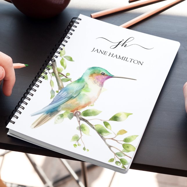 Carnet Monogramme écriture Colibri (Créateur téléchargé)