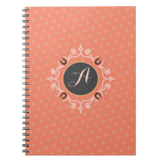 Carnet Monogramme équestre Chaussure Lucky Horse