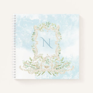 Carnet Monogramme Eucalyptus Vintage cadre
