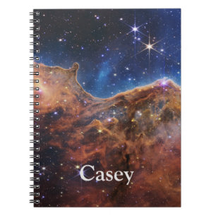 Carnet Monogramme Falaises cosmiques Carina Nebula Telesc