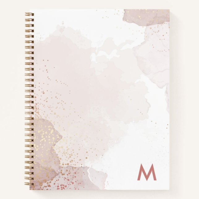 Carnet Monogramme moderne (Devant)