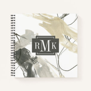 Carnet Monogramme Momentum monochrome