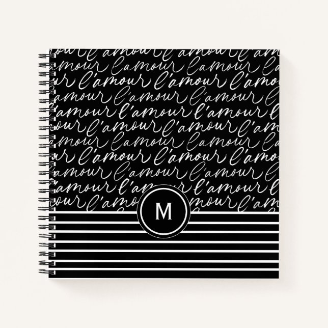 Carnet monogramme Paris Dream (Devant)