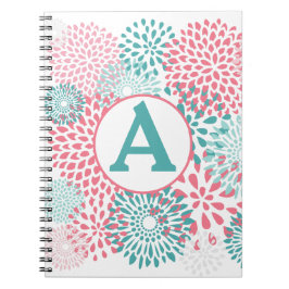Carnet Monogramme rose