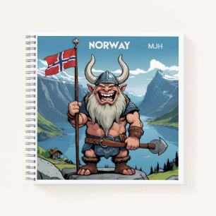 Carnet Monogramme sur mesure Norwegian Troll