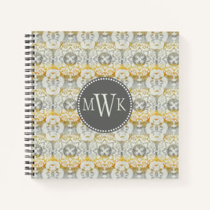 Carnet Monogramme Tapestry Rosette II