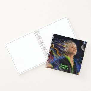 Carnet Monogramme universel spirituel coloré