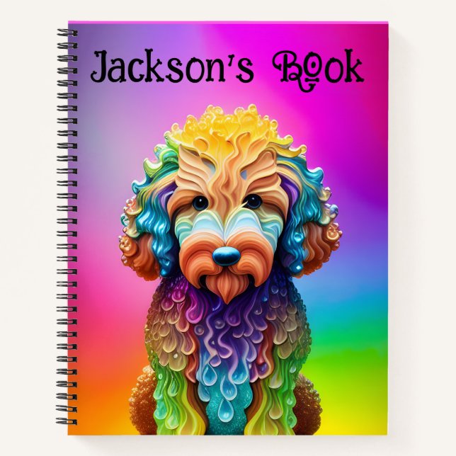 Carnet Monogrammed Dogcare Journal 8,5 po x 11 po (Devant)