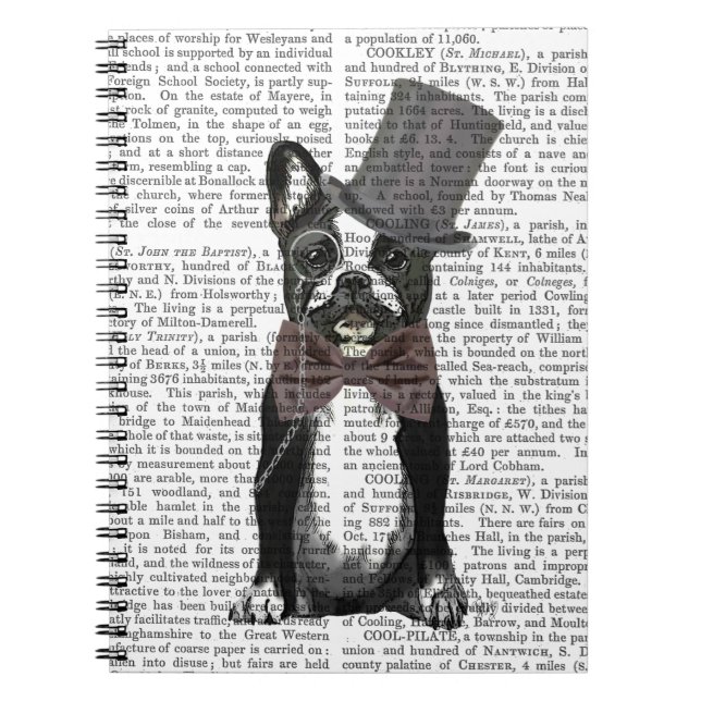 Carnet Monsieur Bulldog 2 (Devant)