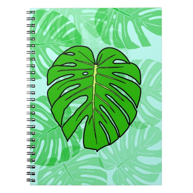 Carnet Monstera Leaf (Devant)