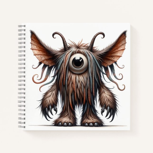 Carnet monstre à un oeil (Devant)