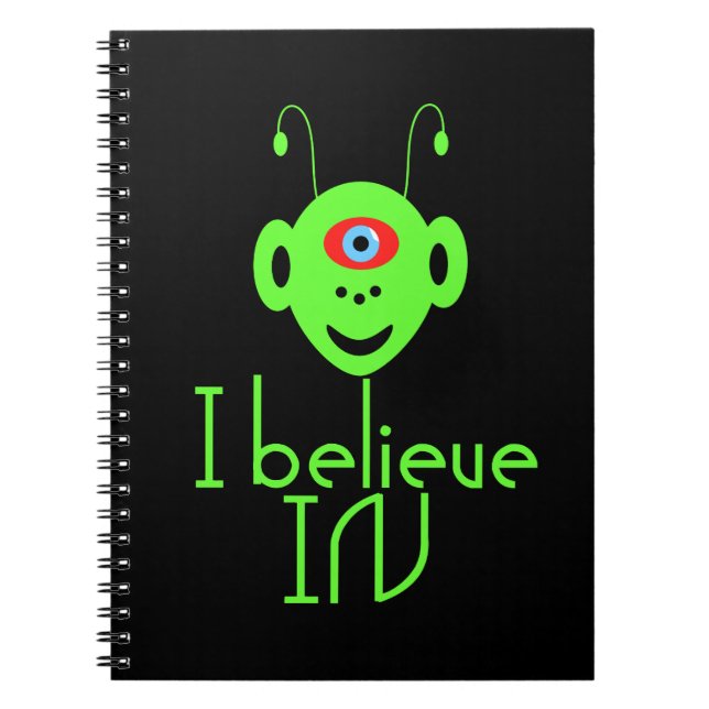Carnet Monstre alien drôle (Devant)