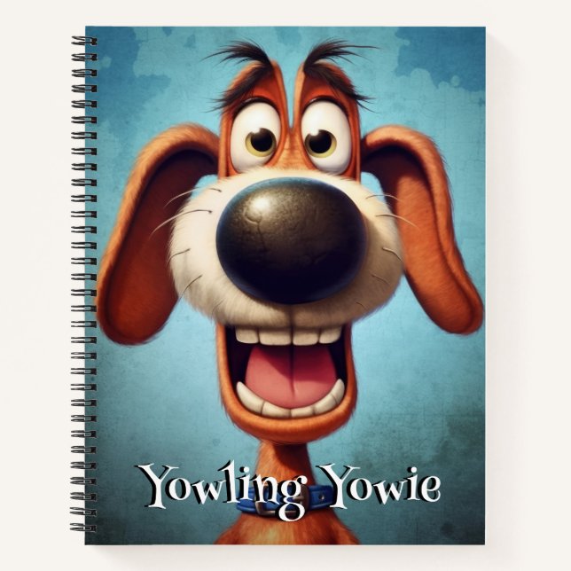 Carnet Monstre Drôle de Chien : Yowie Hurleur (Devant)