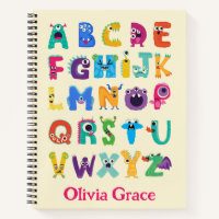 Monstre Personnalisé ABC Monstres Silly Alphabet