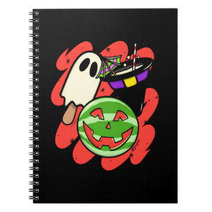 Carnet Monstre Tropical à l'Ananas Halloween Classique