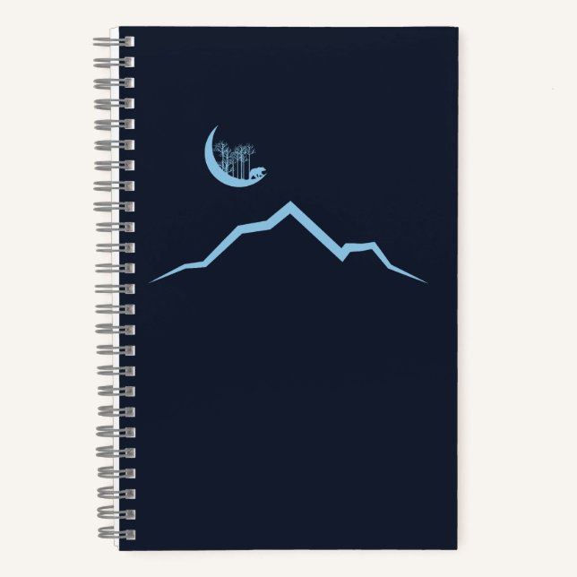 Carnet Montagne d'ours Lune (Recto)