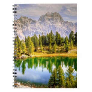 Carnet Montagnes Dolomites et Lac paysage exceptionnel