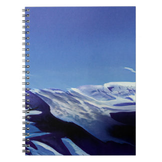 Carnet Montagnes neigeuses, panorama hivernal
