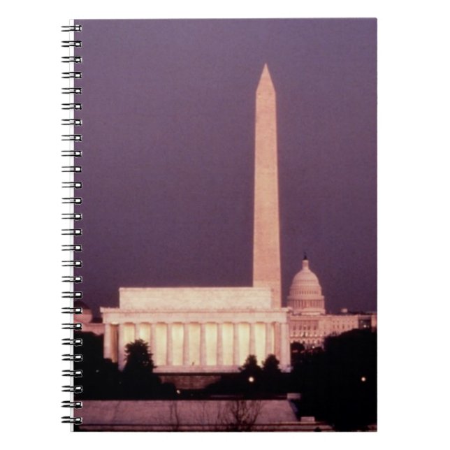 Carnet Monument de Washington, le capitol et Jefferson (Devant)