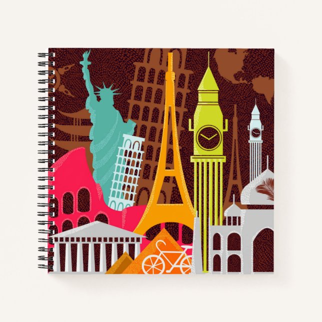 Carnet Monuments internationaux (Devant)