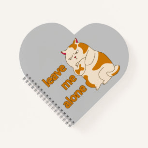 Carnet Moody Grosse cat me laisse tranquille