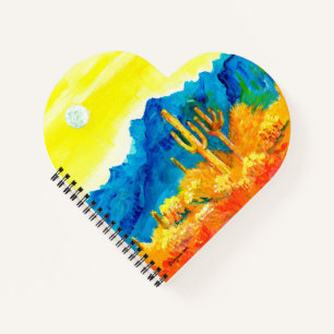 Carnet Moonrise du désert