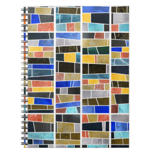 Carnet mosaïque Abstraite en verre : texture haute résolu
