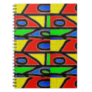 Carnet Mosaïque artisanale, Peinture Barcelone Tilles