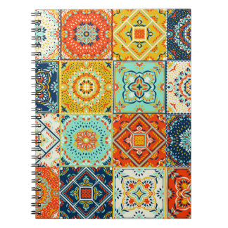 Carnet Mosaïque marocaine illustration motif
