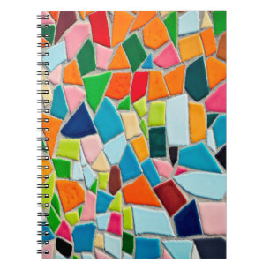 Carnet Mosaïque tuiles texture modèle