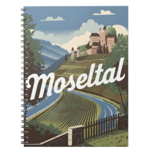 Carnet Moseltal Moselle Valley vintage