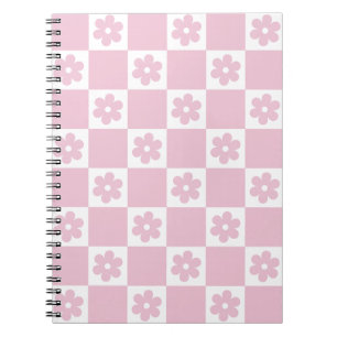 Carnet Motif à fleurs roses
