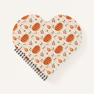 Carnet Motif à tarte et confiture d'automne