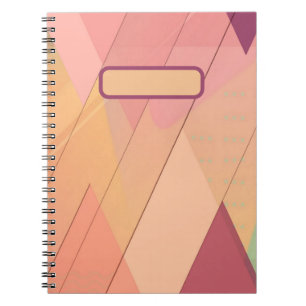 Carnet motif Abstrait