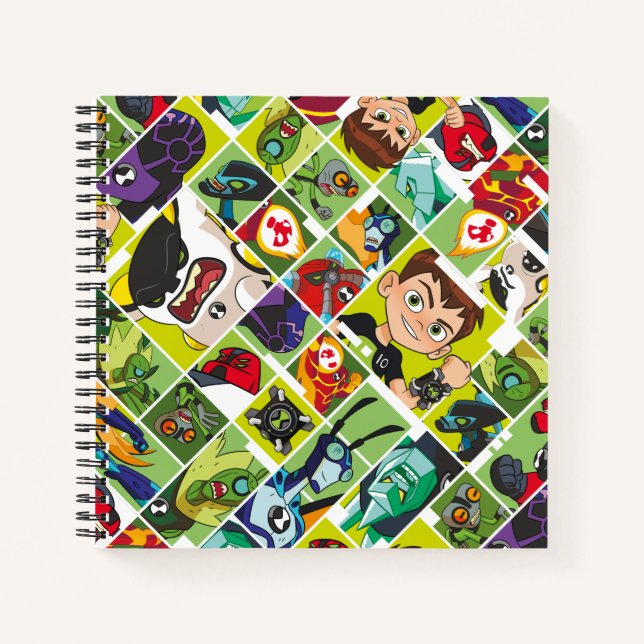 Carnet Motif Alien Ben 10 (Devant)