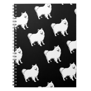 Carnet Motif américain de race de chien d'esquimau