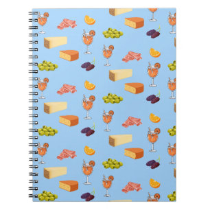 Carnet Motif Aperol et Fromage