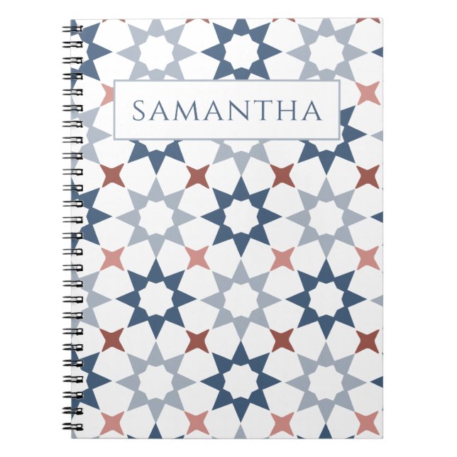 Carnet motif arabesque (Devant)