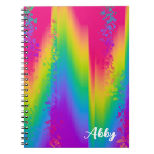 Carnet Motif arc-en-ciel