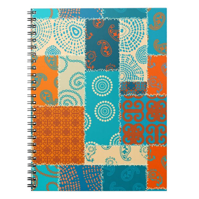 Carnet Motif arrière - plan sans couture. Motif de mise e (Devant)